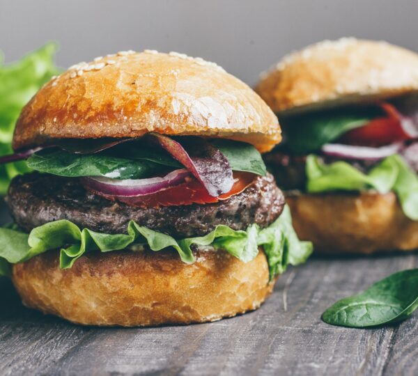 Homemade burgers